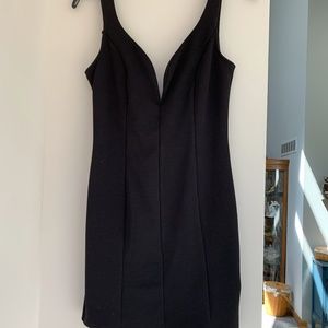 Deep V Bodycon Dress